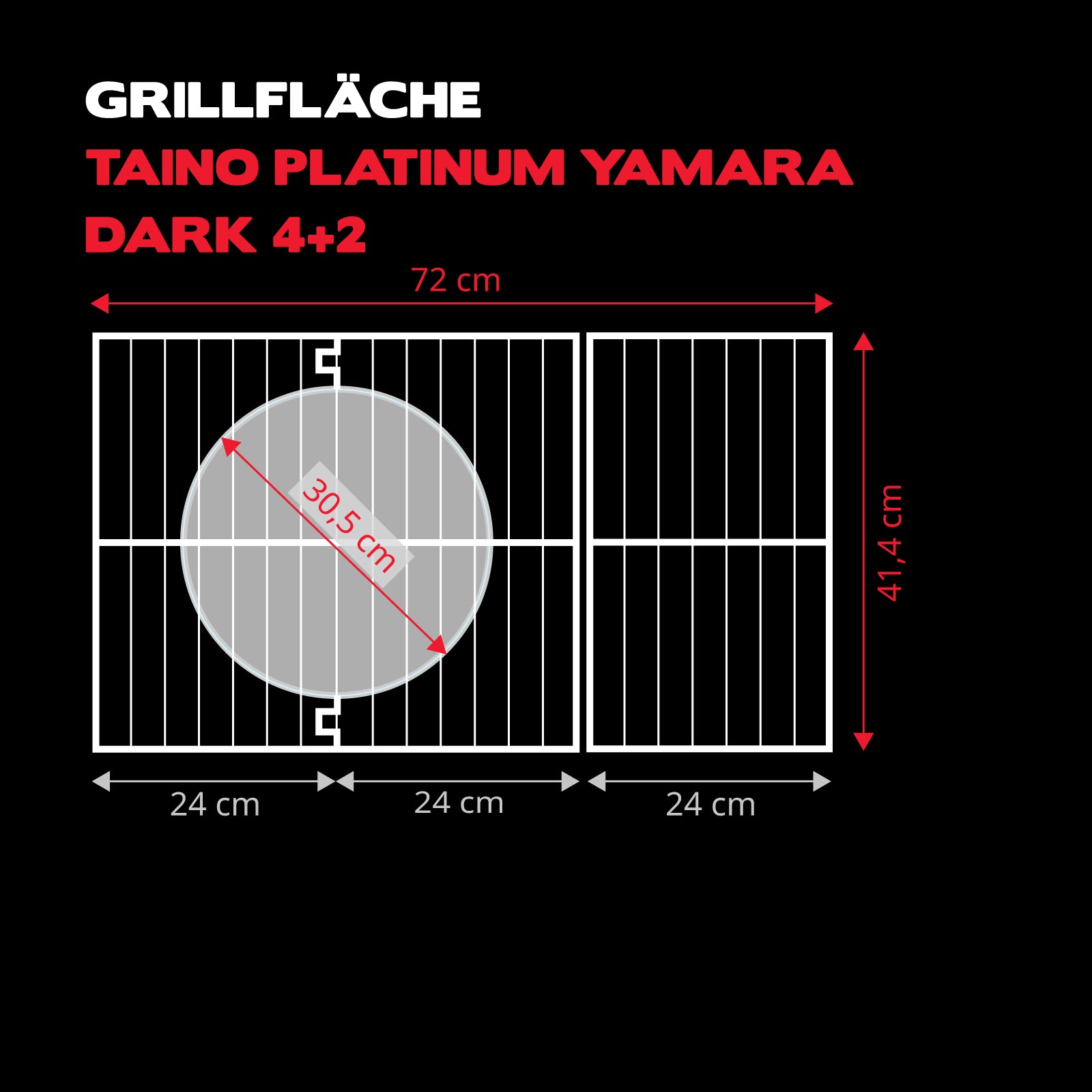 PLATINUM YAMARA DARK 4+2
