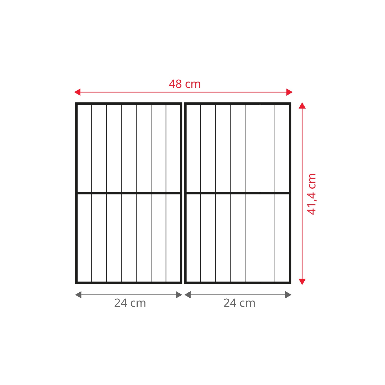 BLACK 2+1 Gasgrill