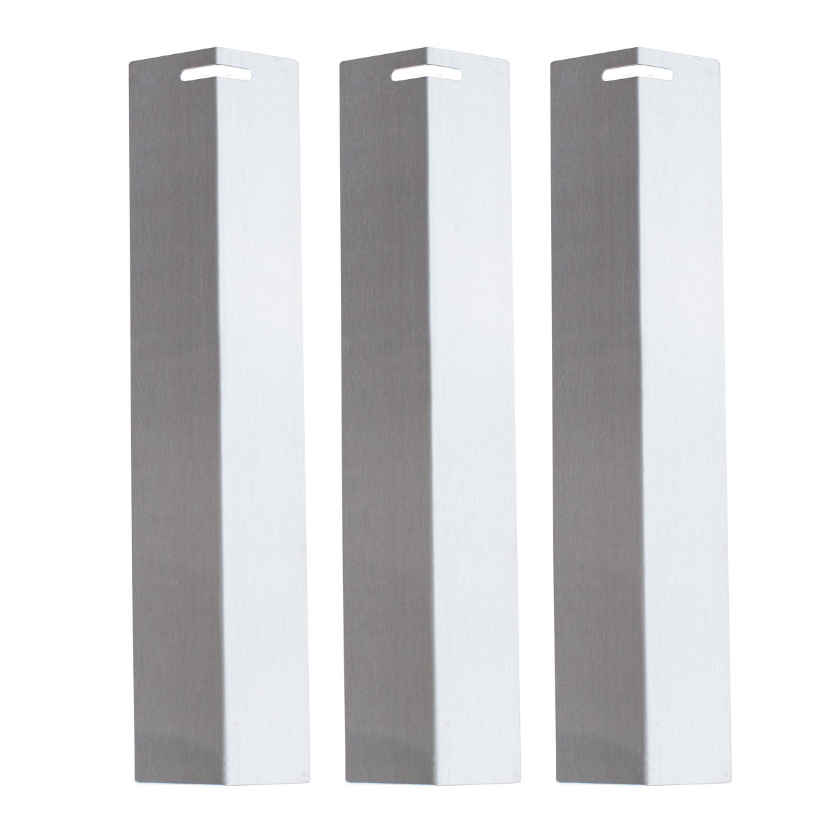 3-er Set Edelstahl Brennerabdeckungen für Gasgrill TAINO BASIC 3+1 