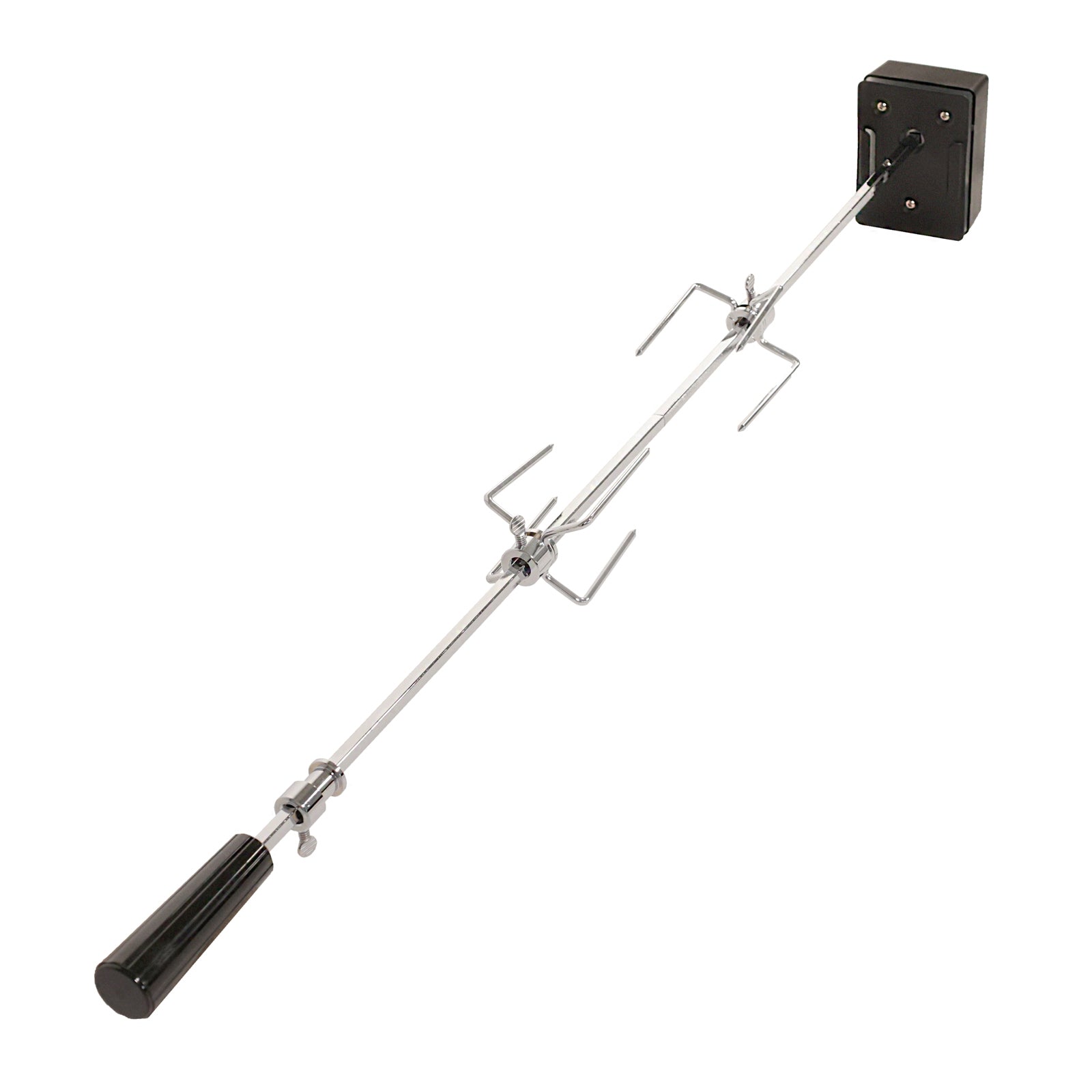 TAINO RED elektrischer Grillspieß - Drehspieß Universal-Halterung diagonal