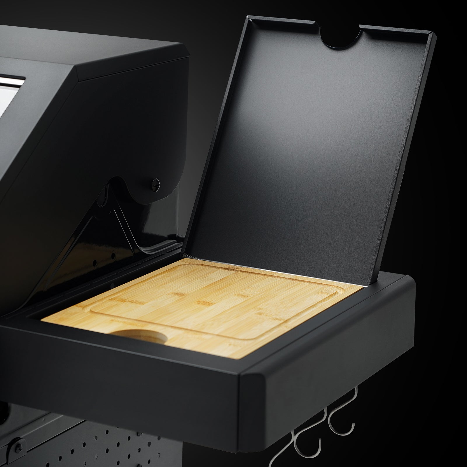 TAINO PLATINUM YAMARA DARK 4+2 Gasgrill 4-Brenner Spar-Angebot mit Abdeckhaube - Schneidebrett im Seitentisch