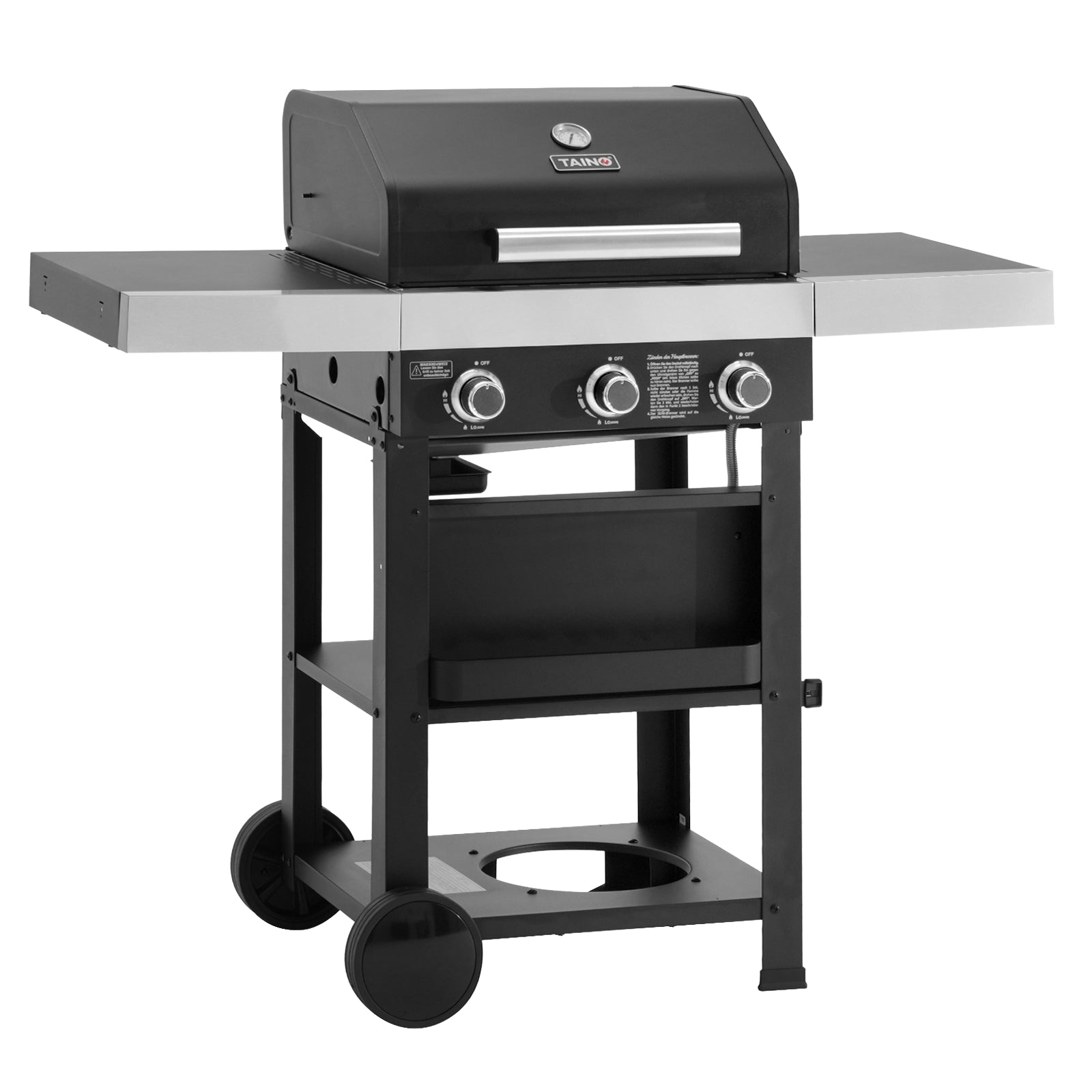 TAINO WABAYA Gasgrill von schräg vorne