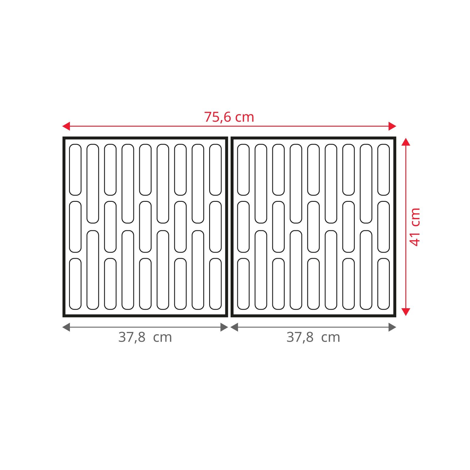 RED 6+1 Gasgrill