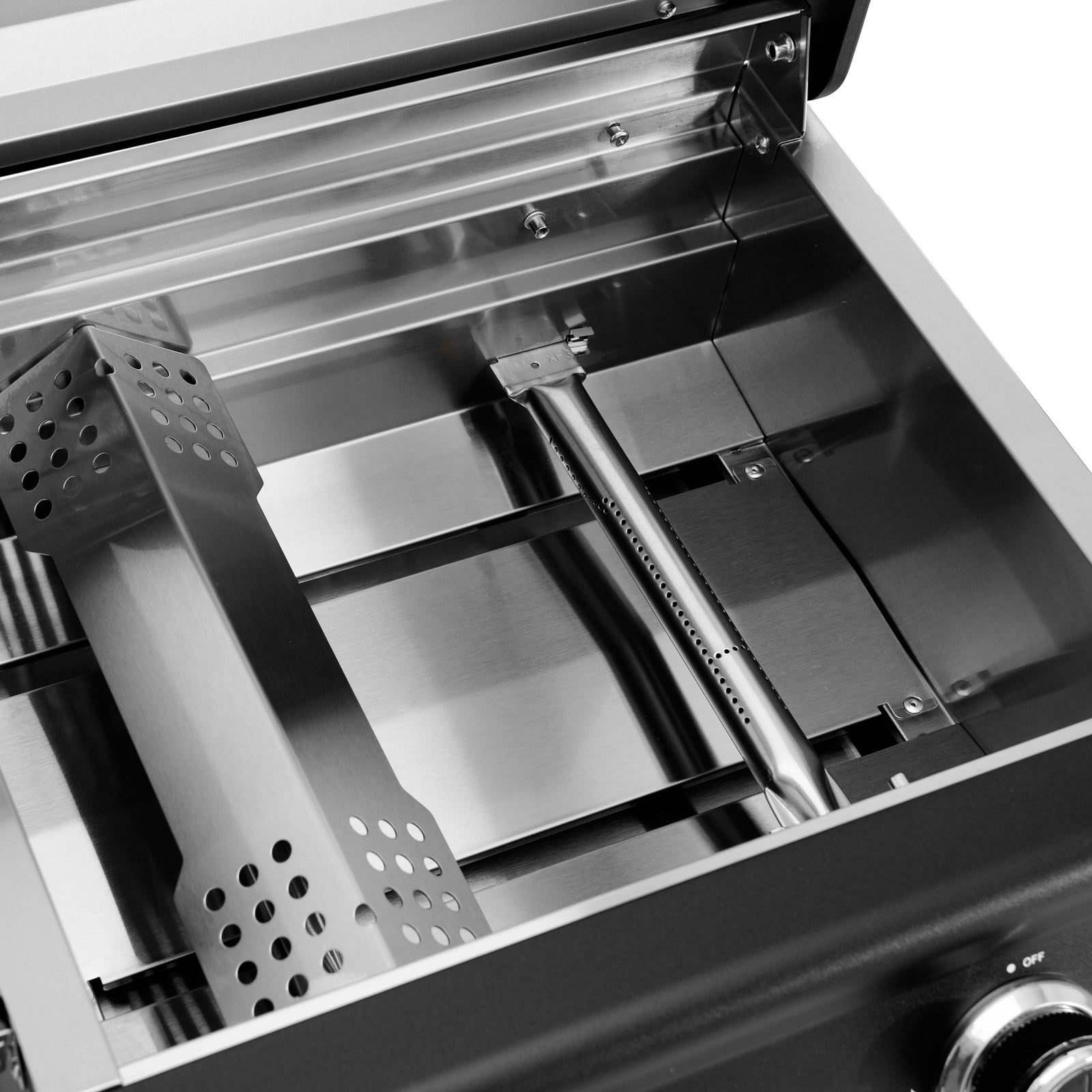 TAINO PLATINUM COMPACT DARK  Gas Tischgrill - Edelstahlbrenner mit abnehmbarer Abdeckung