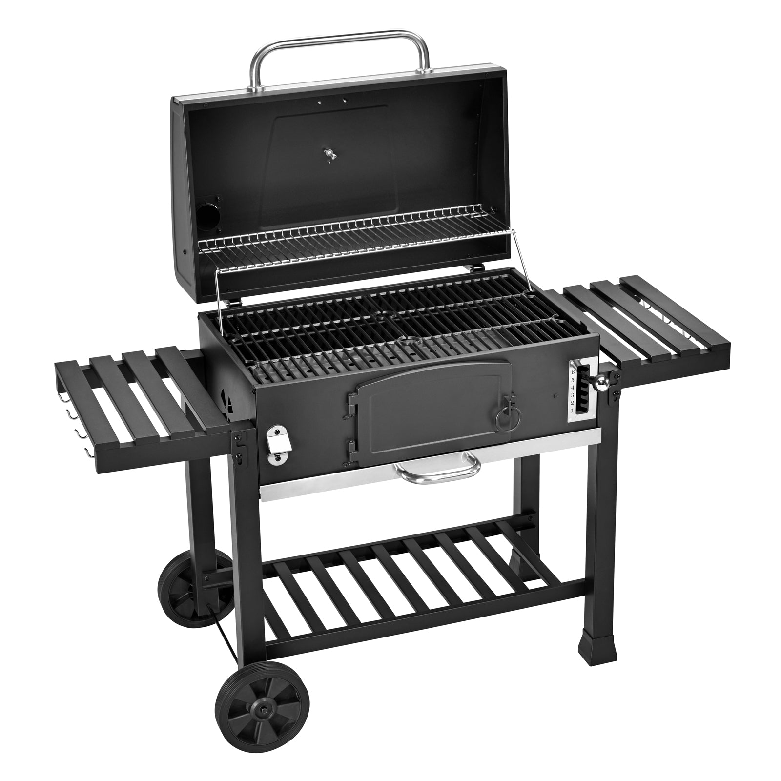 TAINO HERO XXL - Holzkohlegrill mit offenem Deckel 