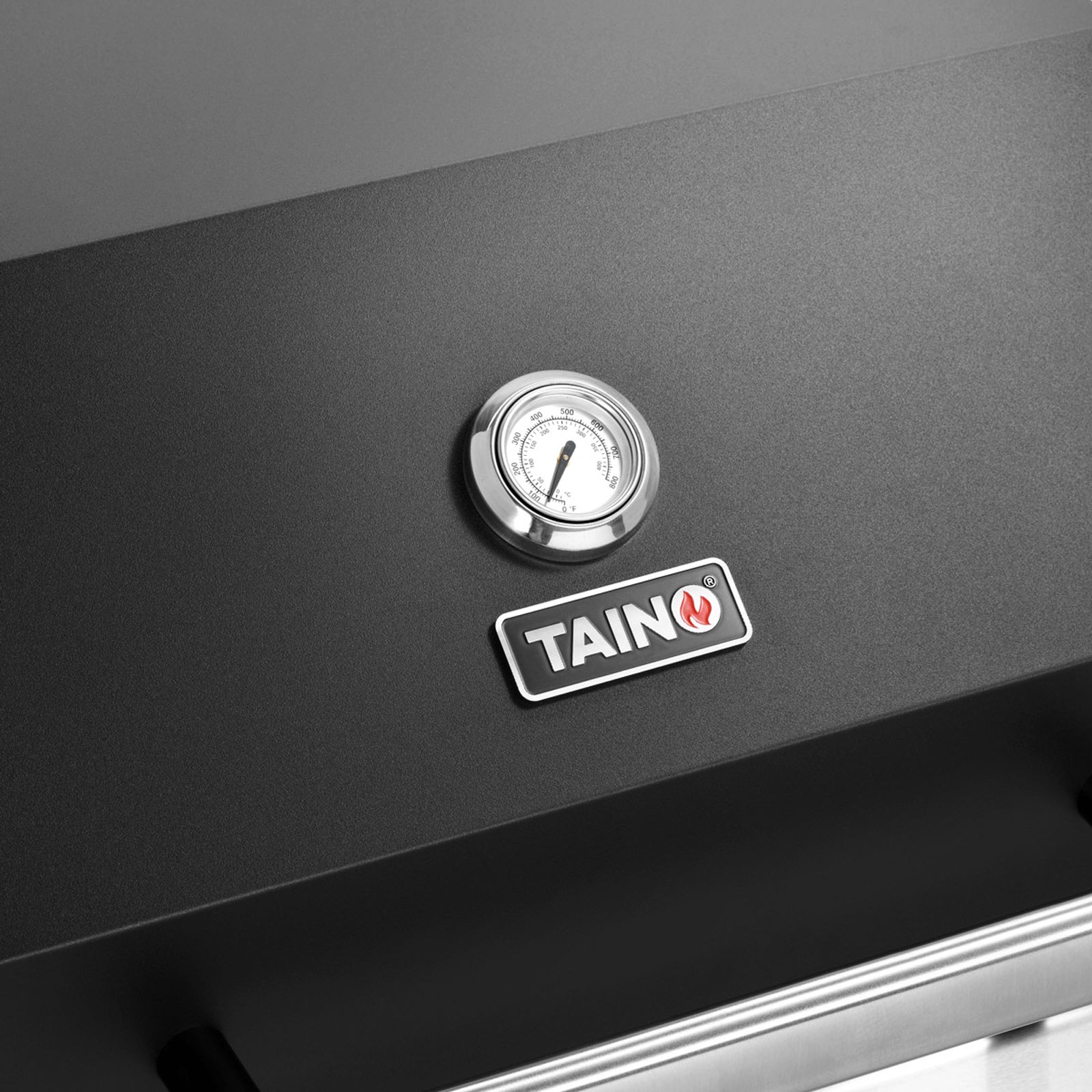 TAINO BLACK 2+1 Gasgrill Thermometer im Deckel
