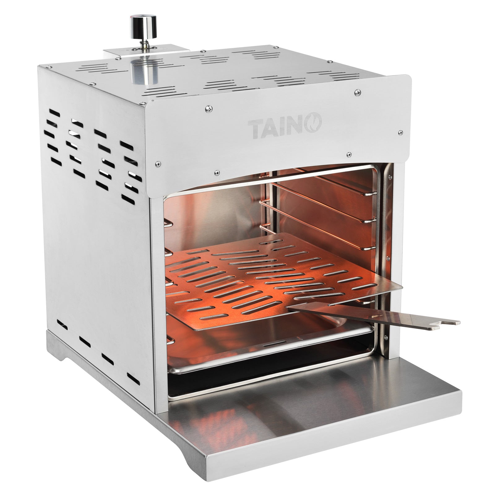 TAINO Edelstahl Oberhitzegrill XXL Gas 800 Grad - Grillrost 2