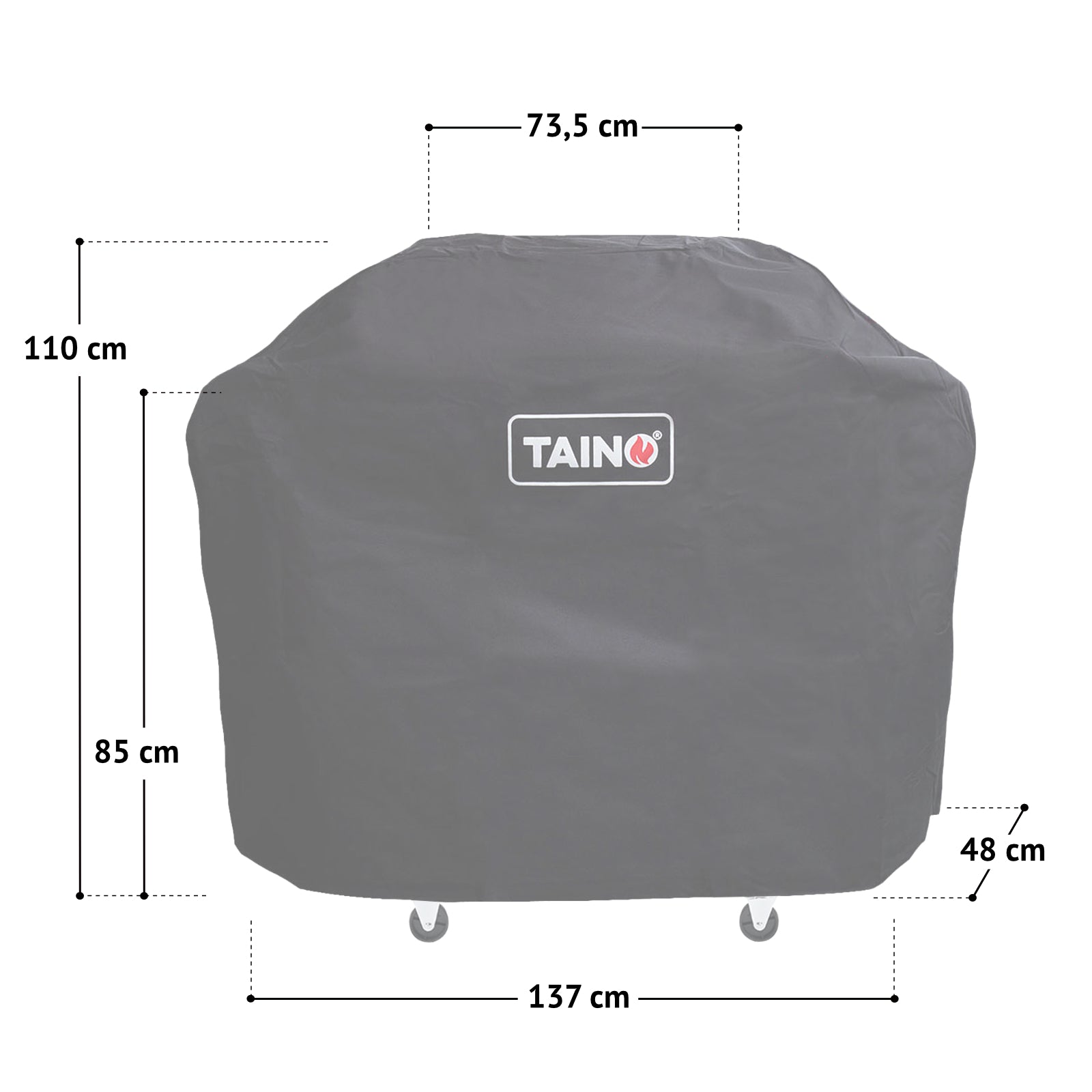 Abdeckhaube für Gasgrill BRANDO 4+1, BRANDO 6+1, RED 4+1, RED 6+1 und YAMARA 4+2