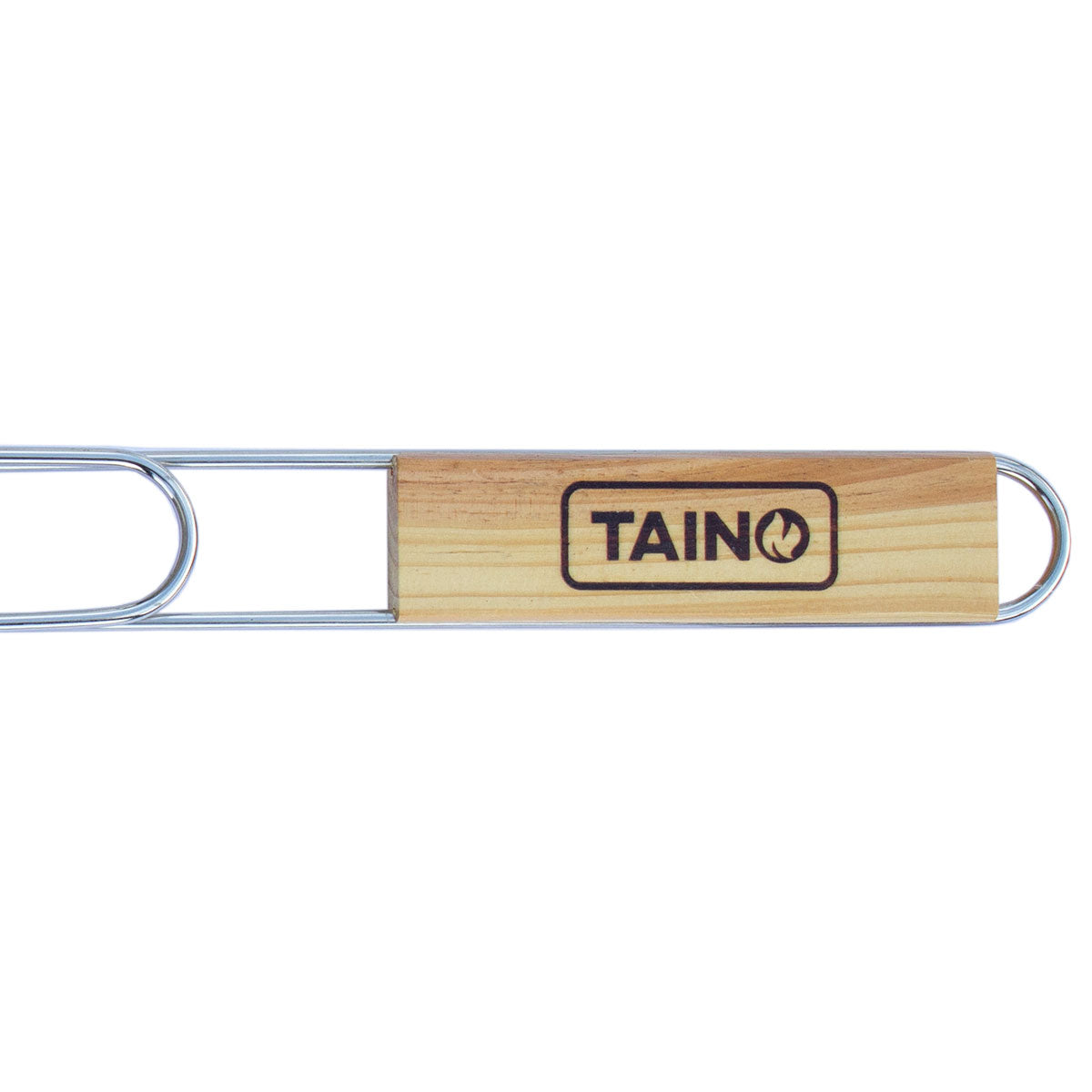 Holzgriff mit TAINO-Logo